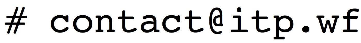 iTP contact email